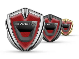 Dacia Emblem Auto Abzeichen Renn Design Glänzend Finish